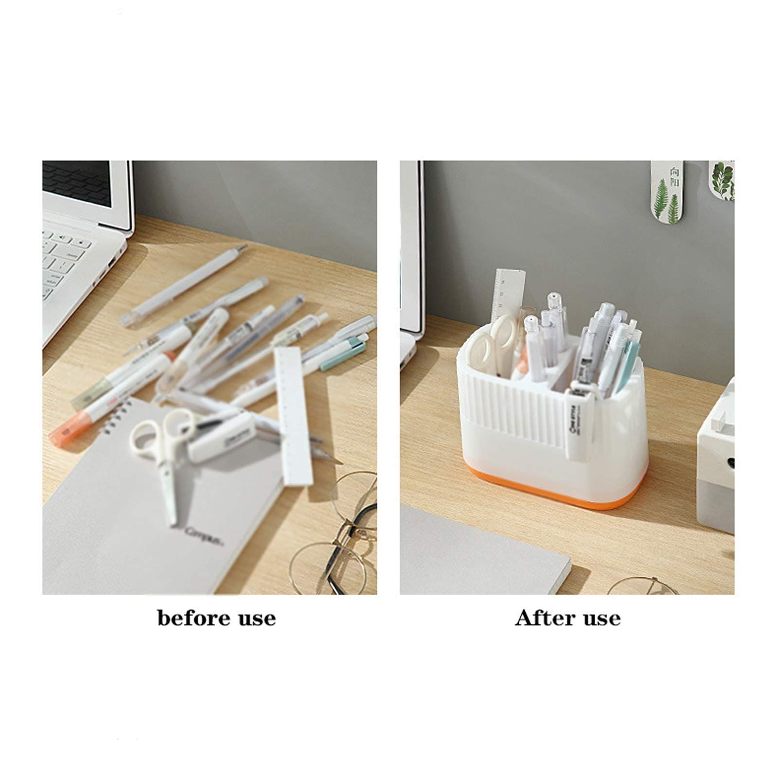 Desk Organizer Pen Holder Pencil Makeup Desktop Organizer for Cosmetics view 5