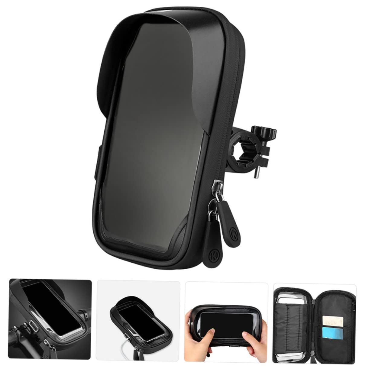 Touch screen phone holder for convenient bicycle phone holder view 3
