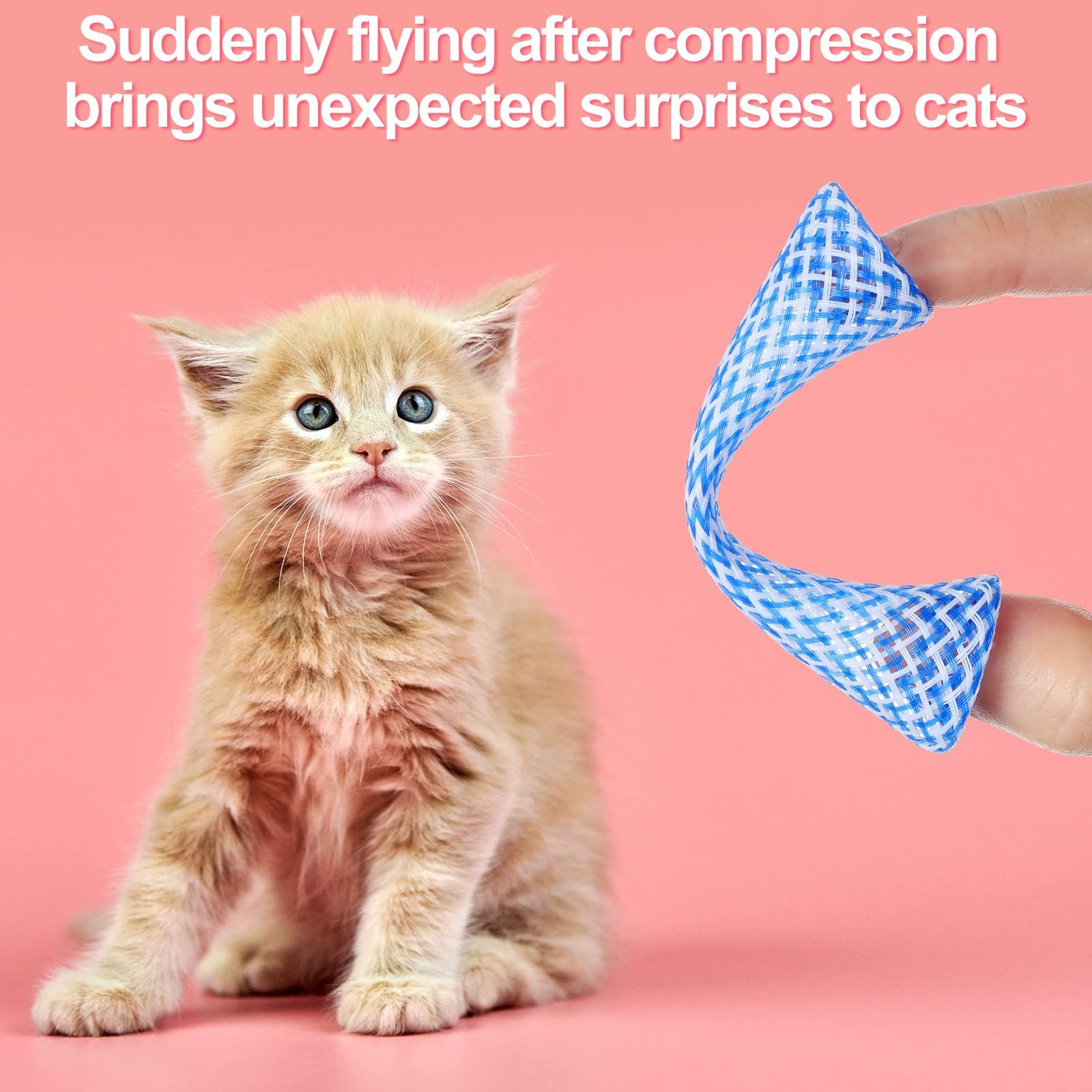 5pcs Stylish Multi-Colored Cat Chew Toy view 2