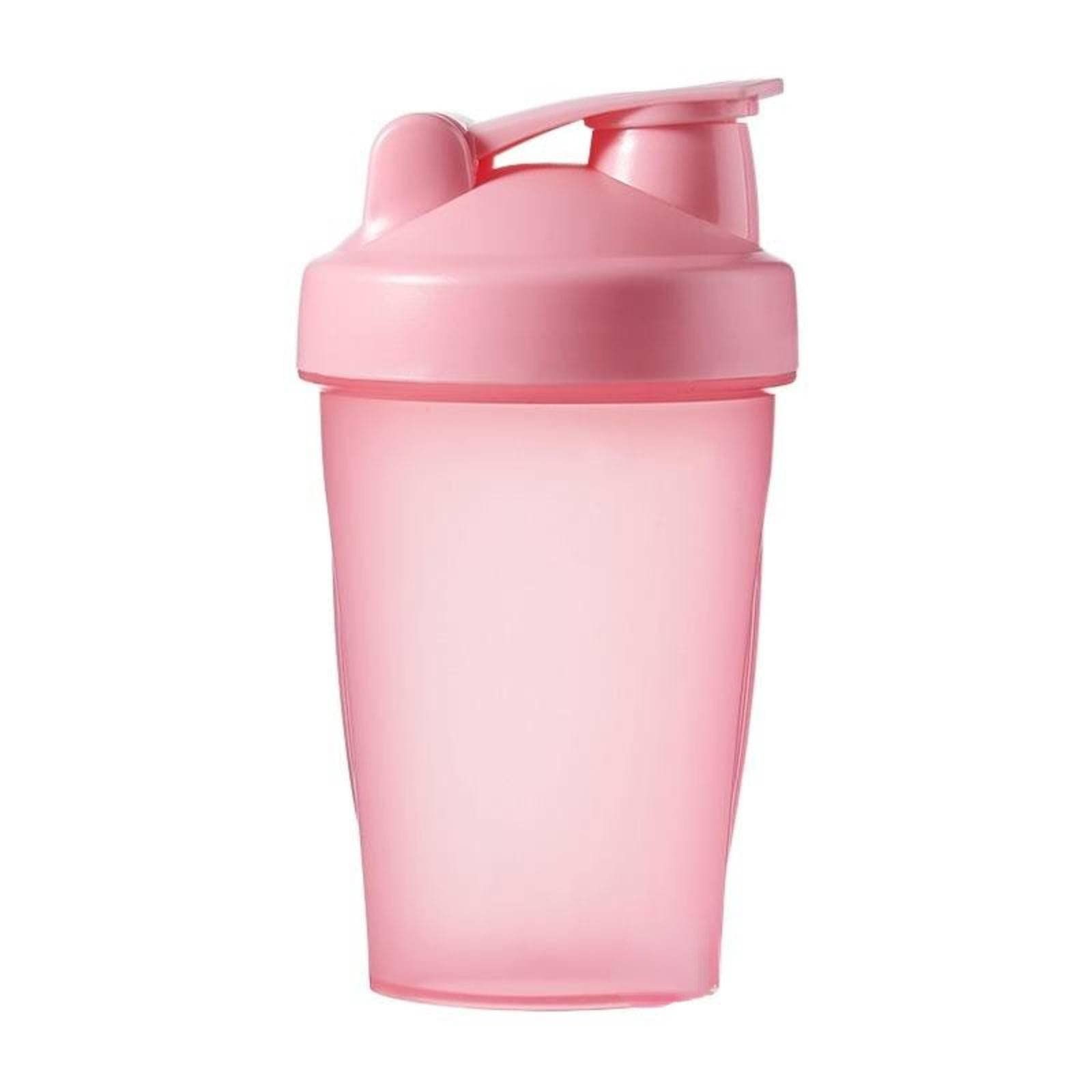 Blender Shaker Bottle w. Classic Loop Top & Stainless Whisk Ball-Perfect for