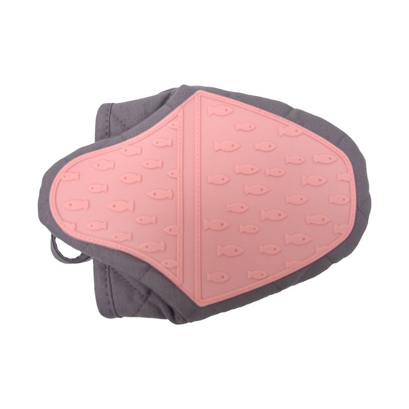 2pcs Silicone Anti-scalding Oven Gloves Potholder Kitchen Silicone Gloves Tray view 5