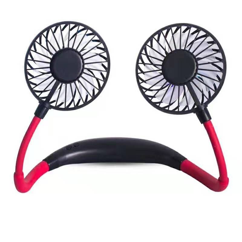 Neck hanging fan, first generation, third generation, lazy person, neck view 5