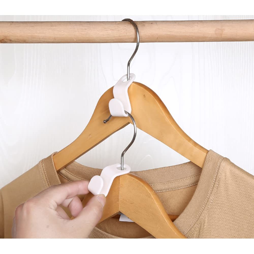 4pcs，Color random Hanger Connector Hooks Clothes Connection Cascading Hangers view 3