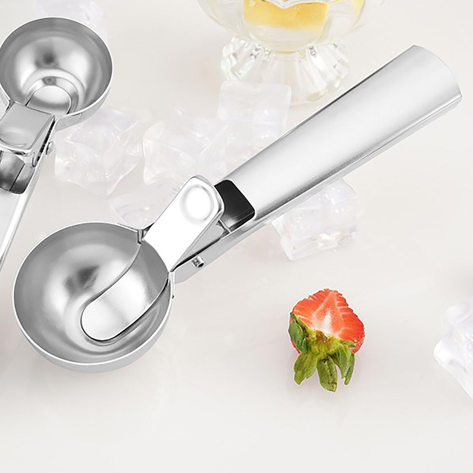 304 Stainless Steel Ice Cream Scoop with view 3