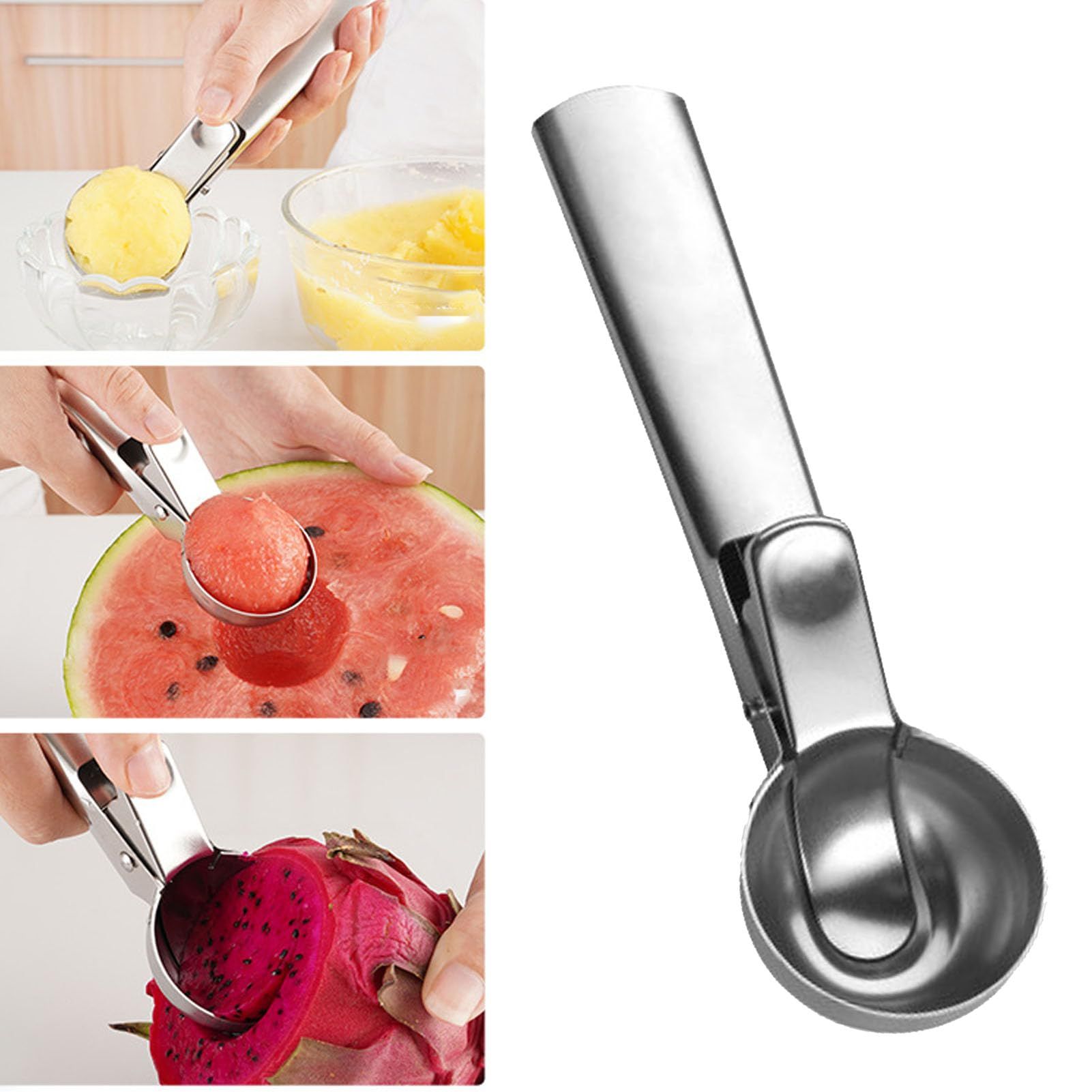 304 Stainless Steel Ice Cream Scoop with view 5