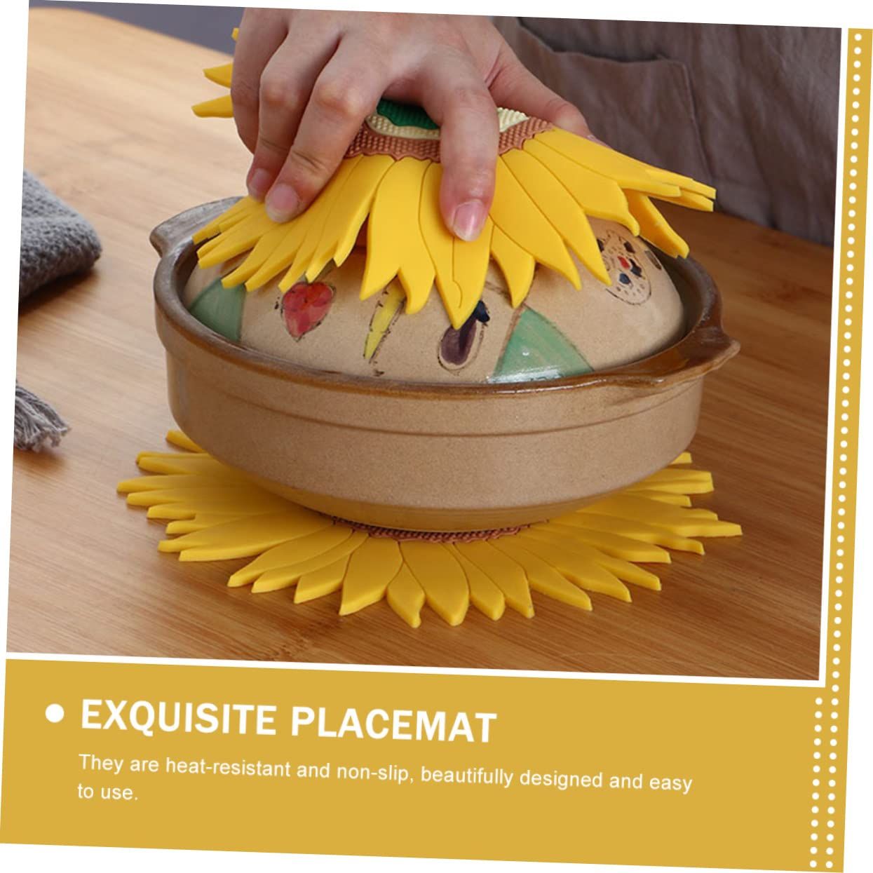 2pcs，Multi functional pot mat view 4