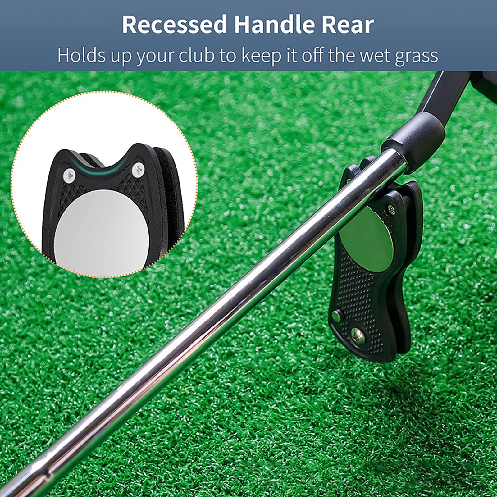 Golf Divot Repair Tool, Foldable Pop-up Button Stainless Steel Switchblade & view 4