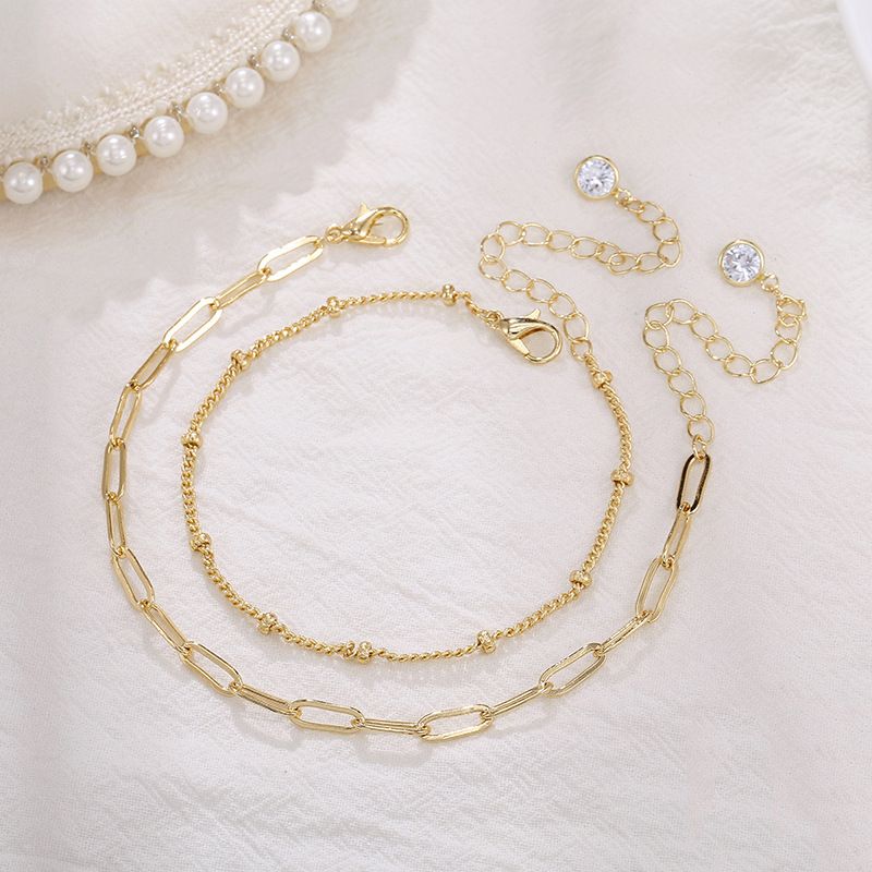 2 PCS Dainty Gold Bracelets for Women view 3