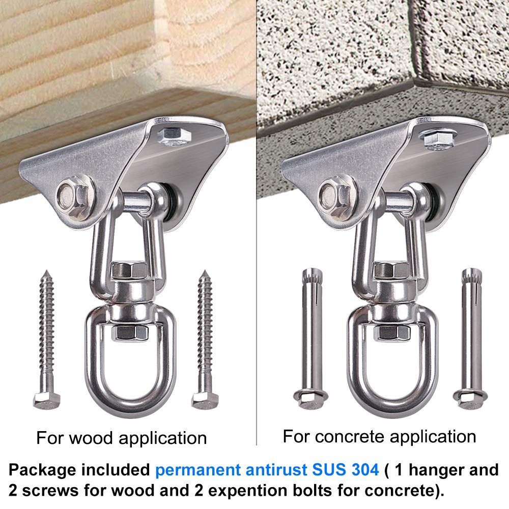 Hammock Hanging Kit - 1200 LB Capacity Heavy Duty 360掳 Rotating view 5