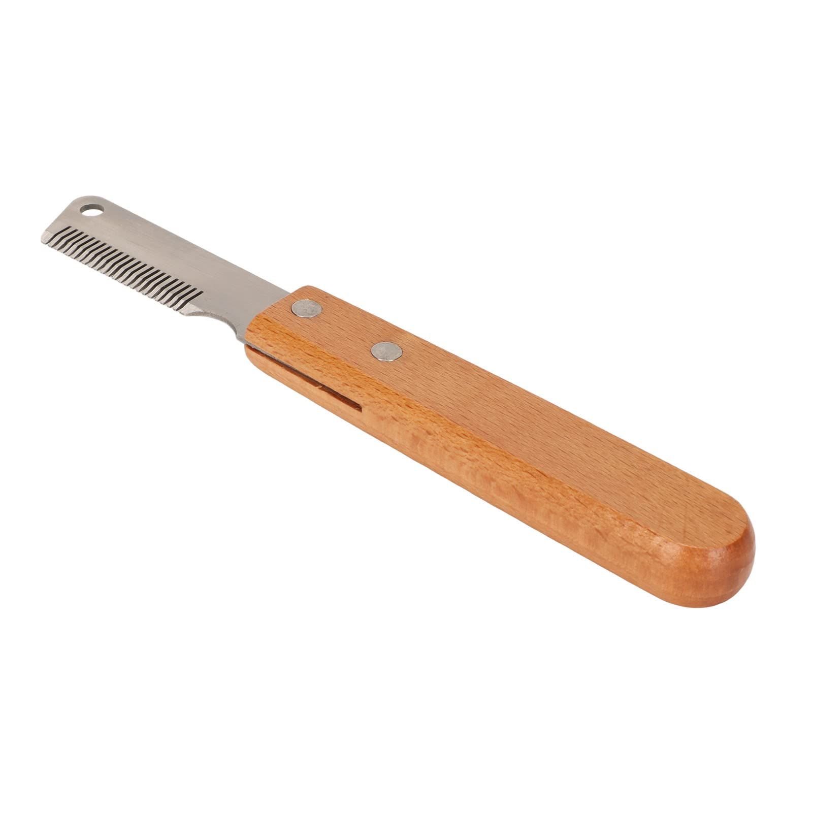 Shedding Blade for Dogs, Professional Dog Grooming Hand Stripping Knife