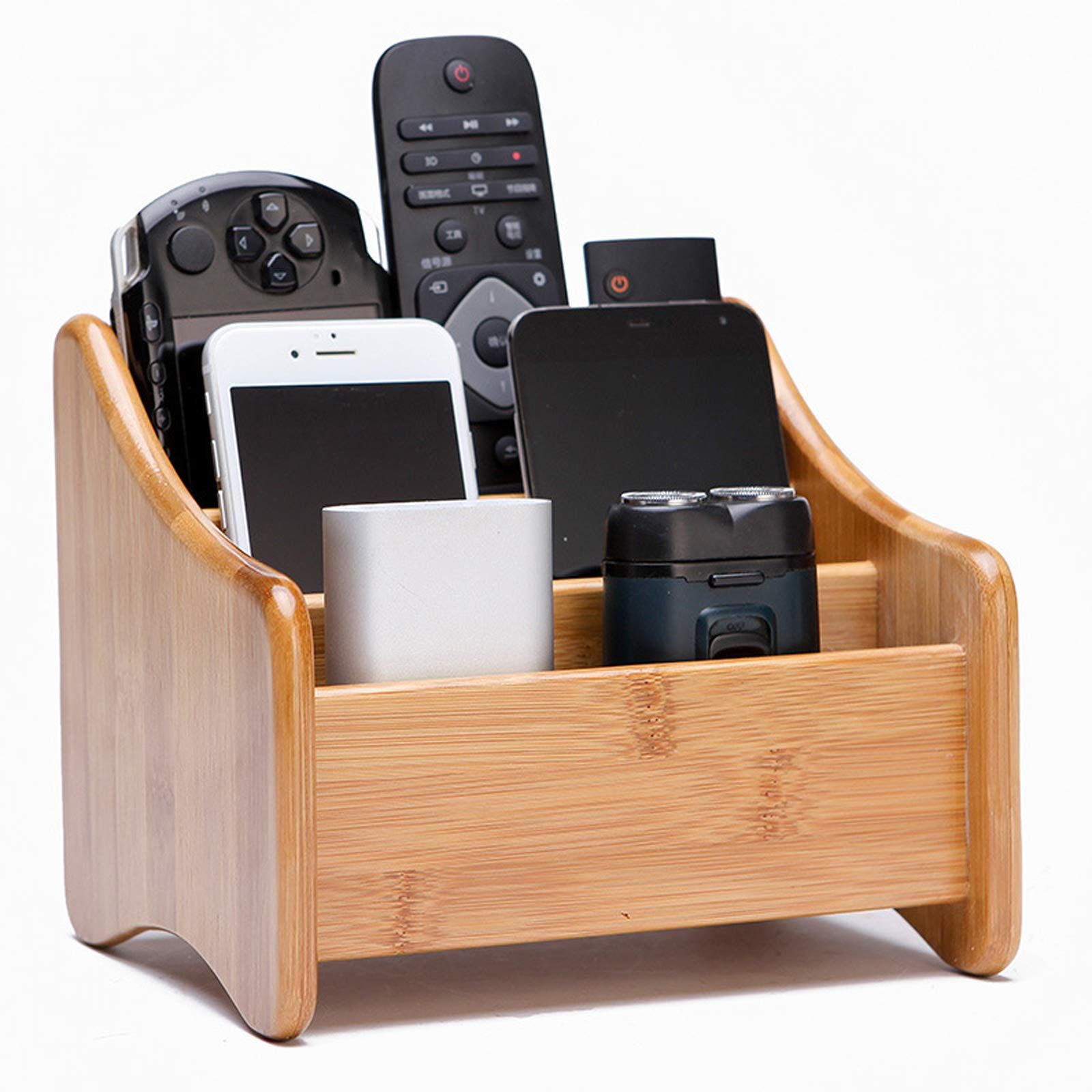 Desk Remote Control Holder Multi-Function Coffee Table Office Supplies Storage