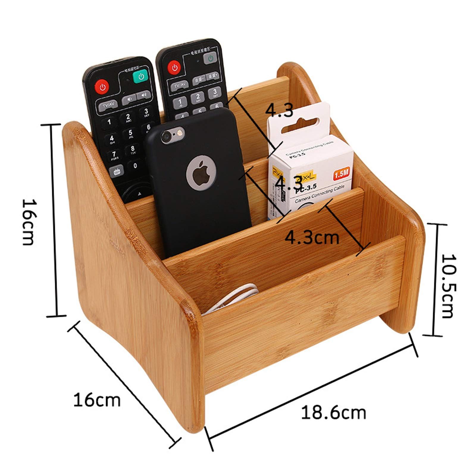 Desk Remote Control Holder Multi-Function Coffee Table Office Supplies Storage view 5
