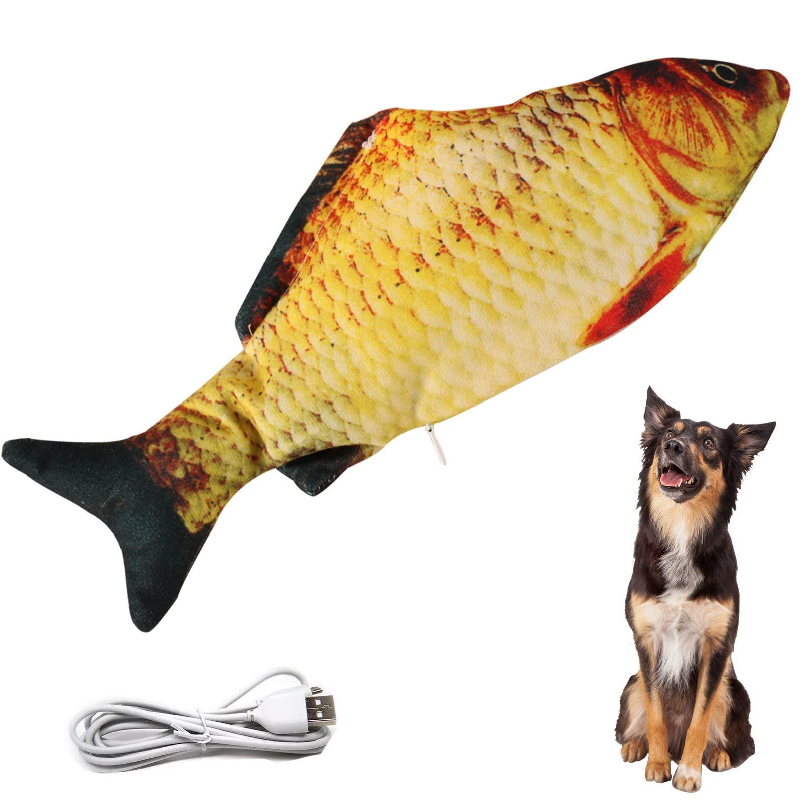 Electric Moving Dog Fish Toy