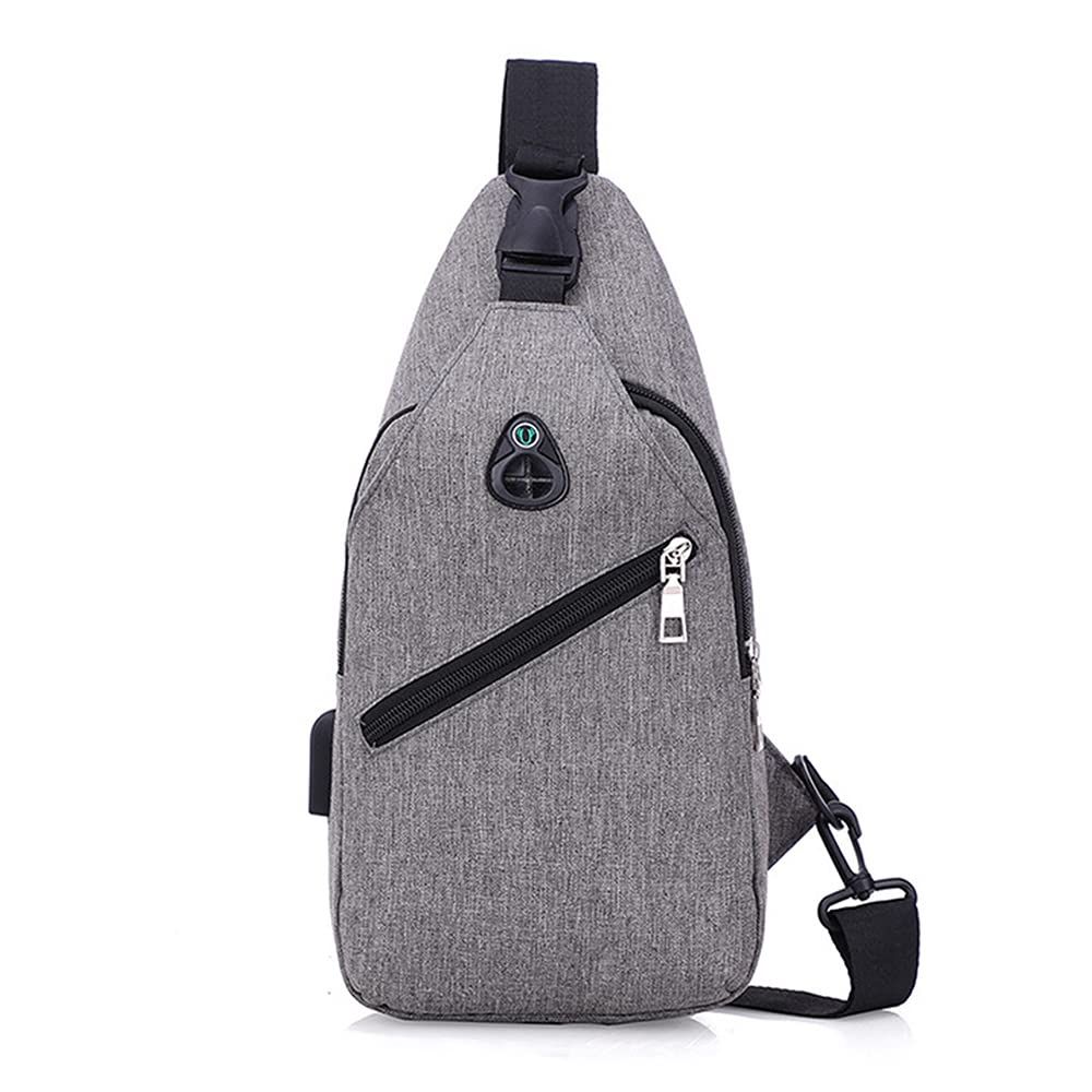 Canvas Sling Bag Multipurpose Backpack Crossbody Shoulder Bag Travel Hiking