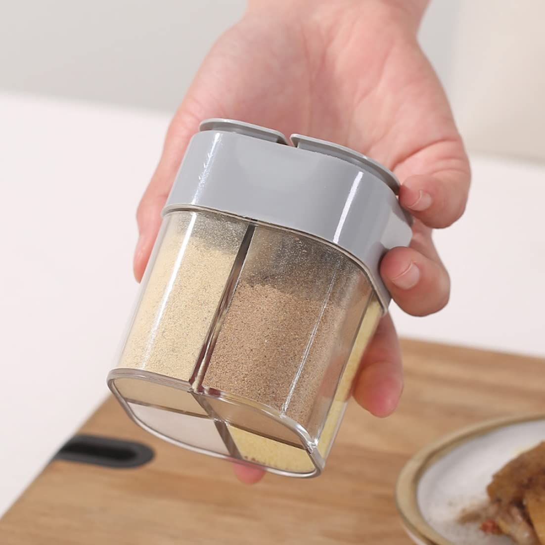 Multi Spice Container Portable Travel Camping Seasoning Condiment Spice view 3