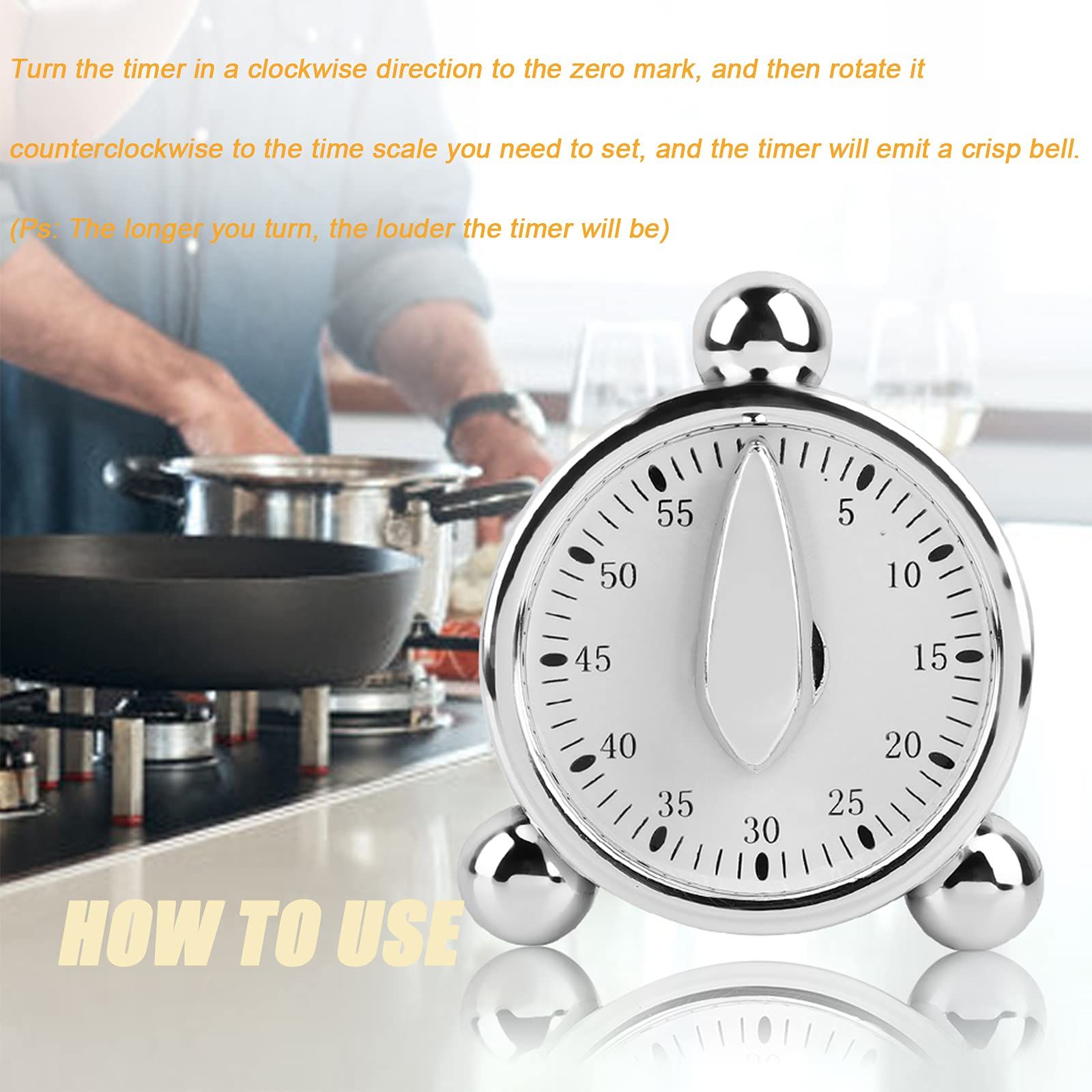60 Minutes Kitchen Timer view 2