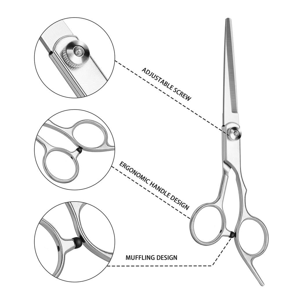 Hair Cutting Scissors-Hair Cutting and Hairdressing ScissorsStainless Steel view 3