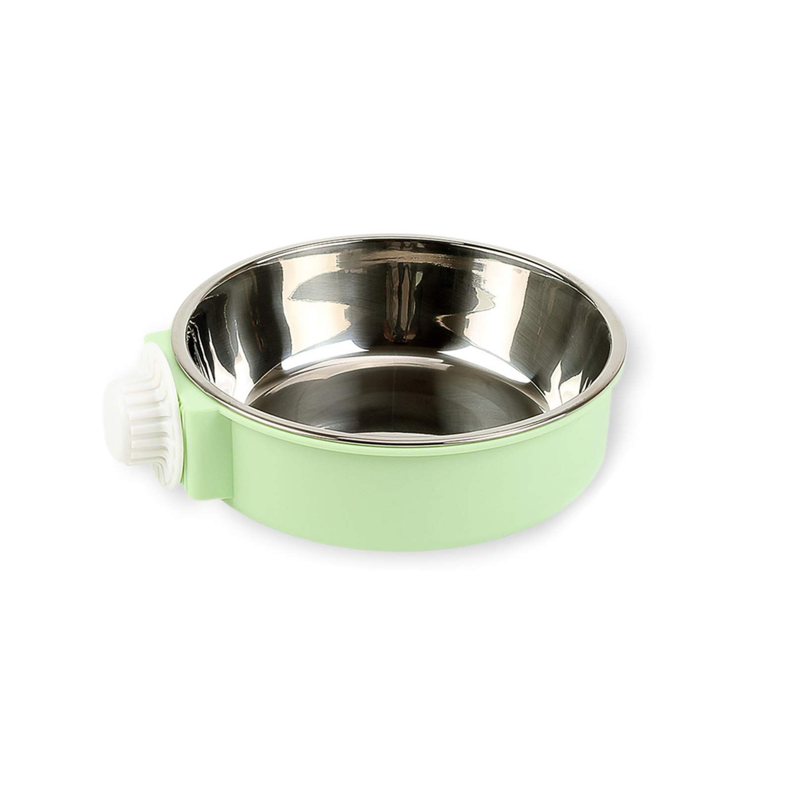 2 PCS Pet Hanging Bowl 2-in-1 Removable Stainless Steel Food Hanging Bowl for