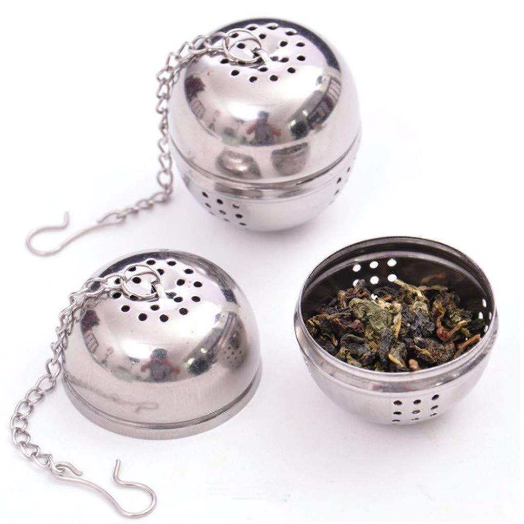 2 pcs Stainless Steel Ball Shape Tea Infuser Ball Tea Infuser Tea Leaf Filter