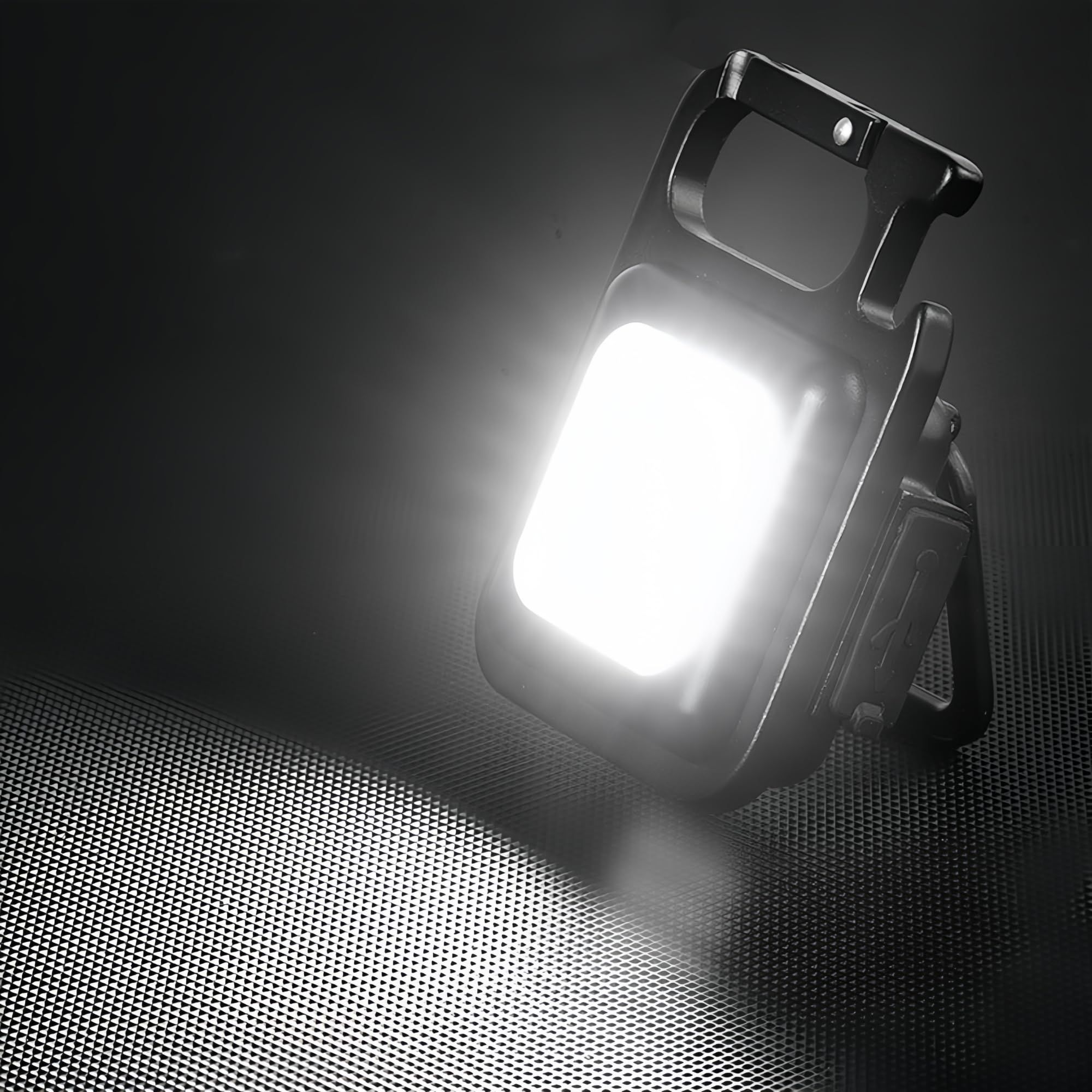 Mini LED Flashlight Keychain Light Multifunctional Portable Camping view 2