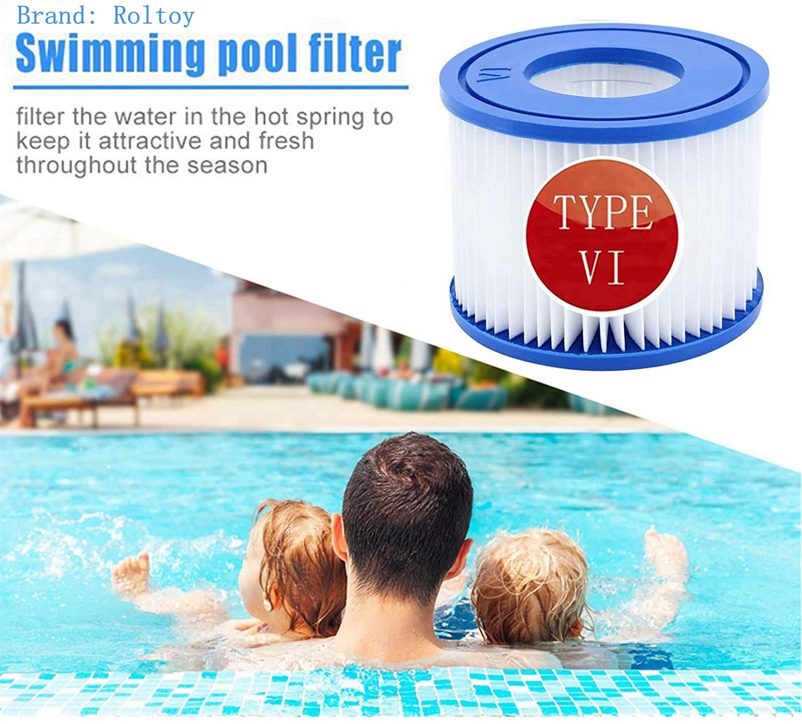 2 pcs Filter Cartridge | Compatible with All Inflatable Hot Tub and Spa view 3