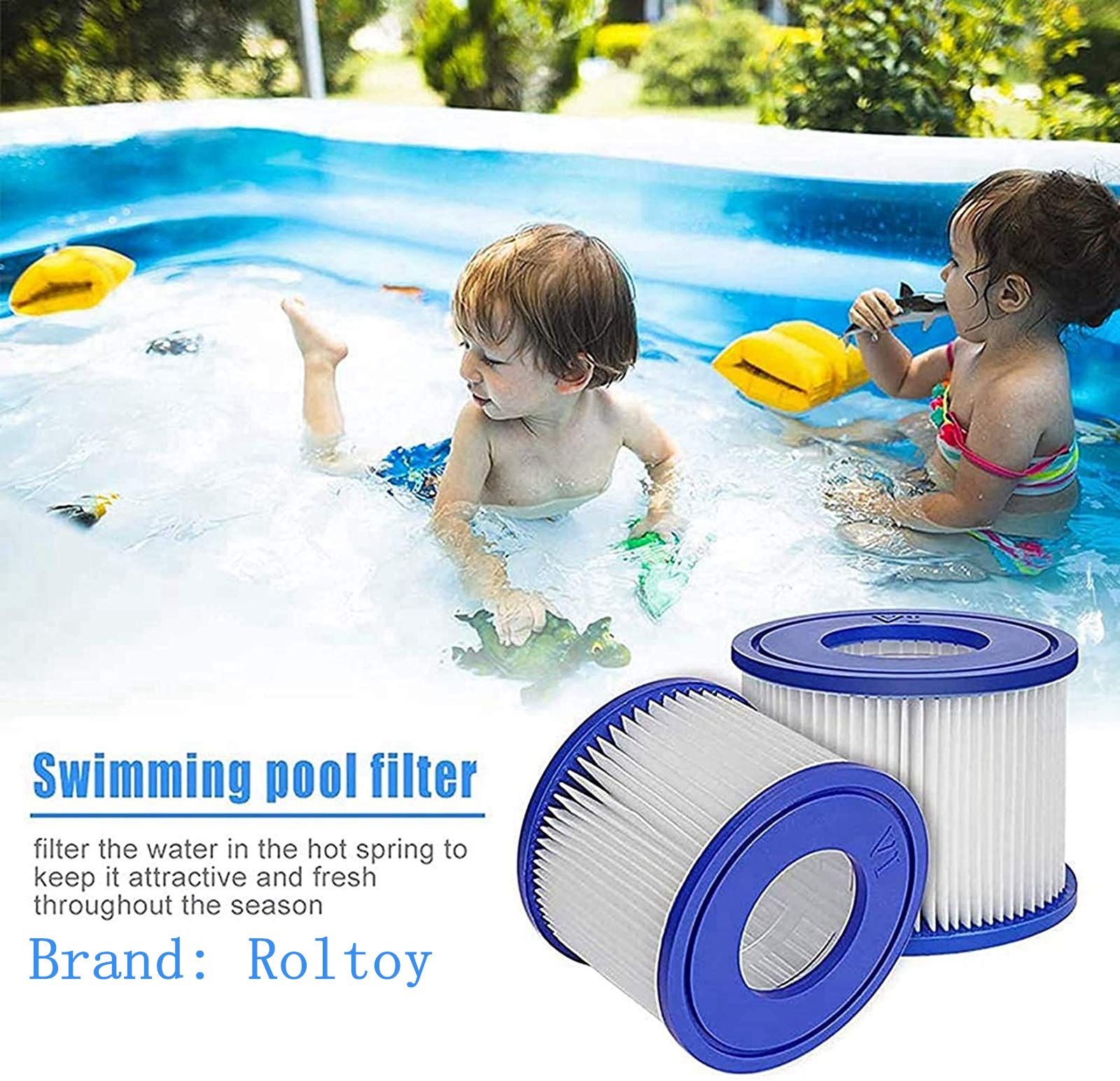 2 pcs Filter Cartridge | Compatible with All Inflatable Hot Tub and Spa view 4