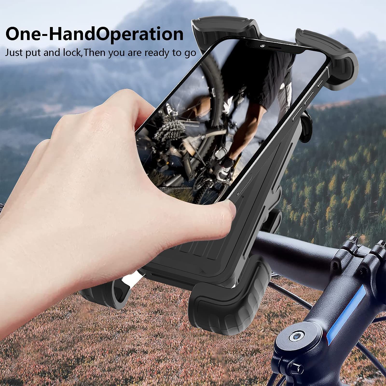 Bike Motorcycle Phone Mount view 3