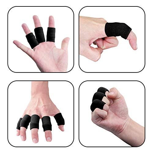 Finger Sleeves , Thumb Splint Brace For Finger Support, Breathable Elastic view 4