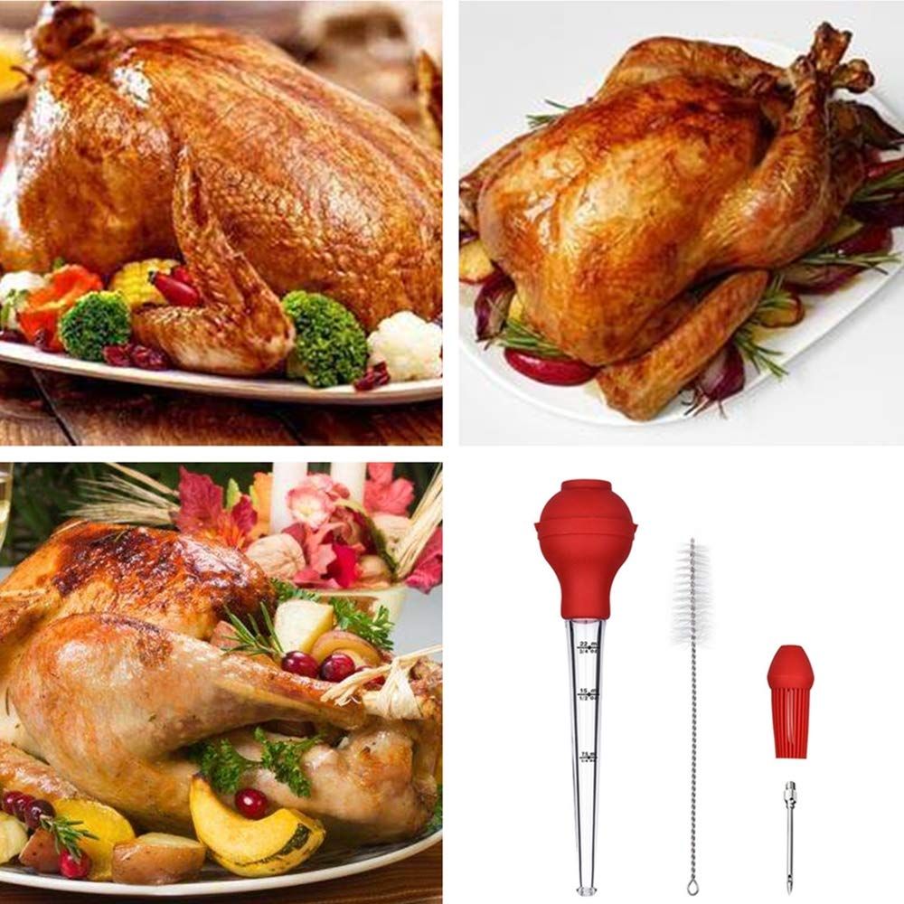 Marinade Injector Food Syringe Meat Syringe Commerical Grade Quality Rubber view 5