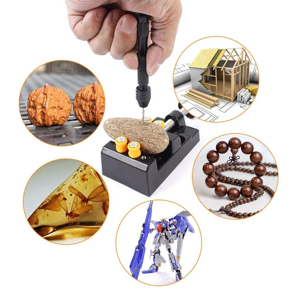 Hand Drill with 10 Drill Bits (0.6-2.0mm) view 5