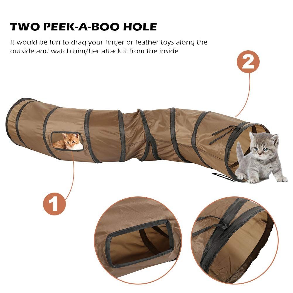 Cat Tunnel for Indoor Cats Interactive view 4