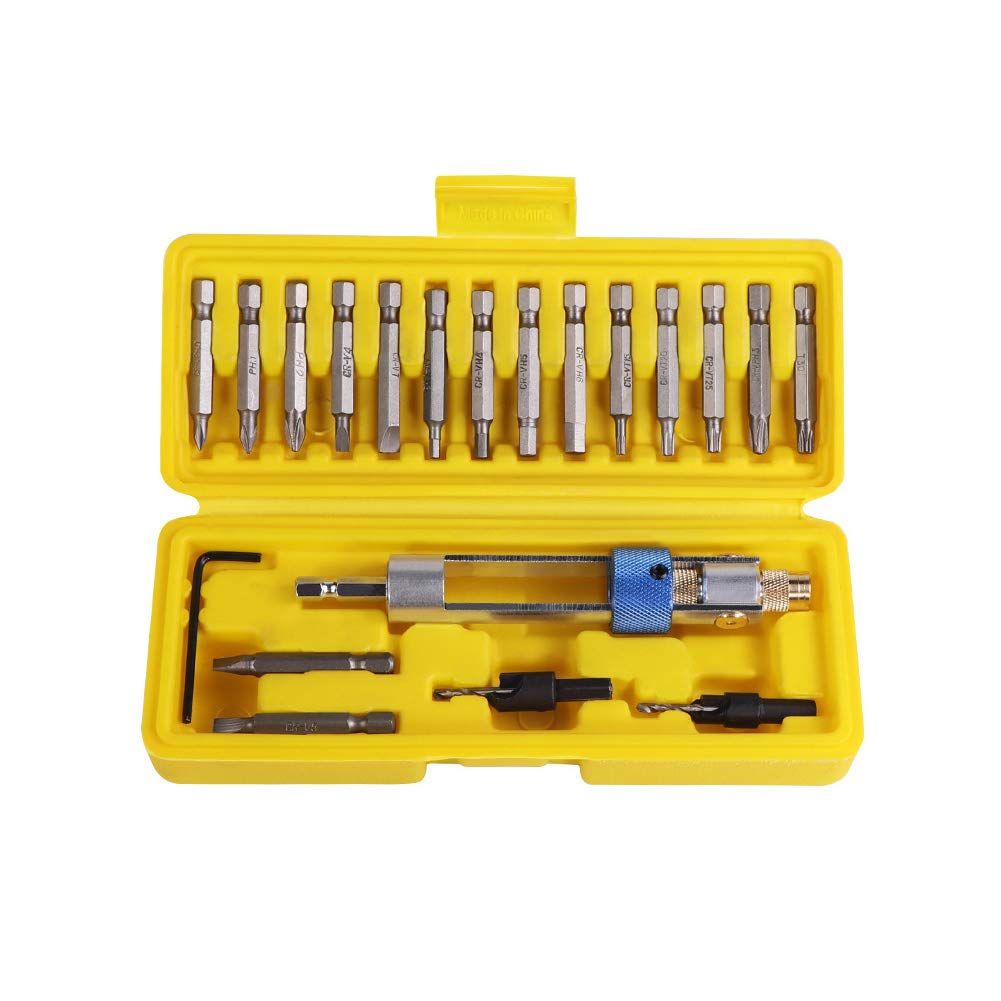 20Pcs/set Half Time Drill Driver Swivel Multi Screwdriver Bit Sets 16 — image 1