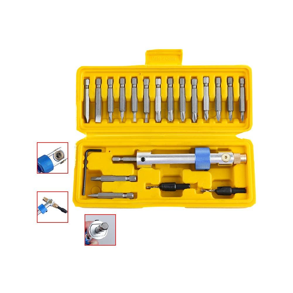20Pcs/set Half Time Drill Driver Swivel Multi Screwdriver Bit Sets 16 view 2