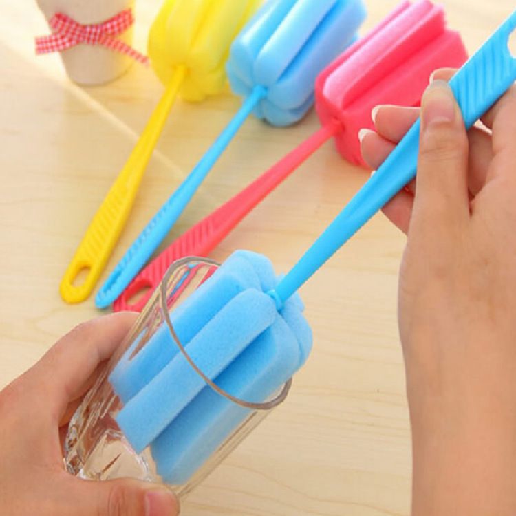 3 pcs Sponge Vacuum Cup Cleaning Brush Bottle Thermos Mug Cleaning Tool
