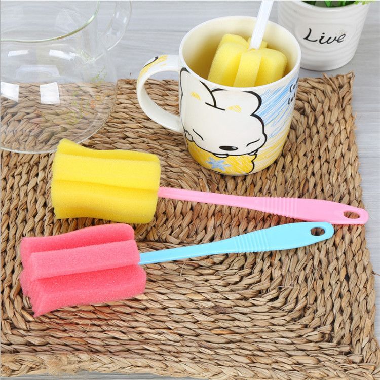 3 pcs Sponge Vacuum Cup Cleaning Brush Bottle Thermos Mug Cleaning Tool view 2