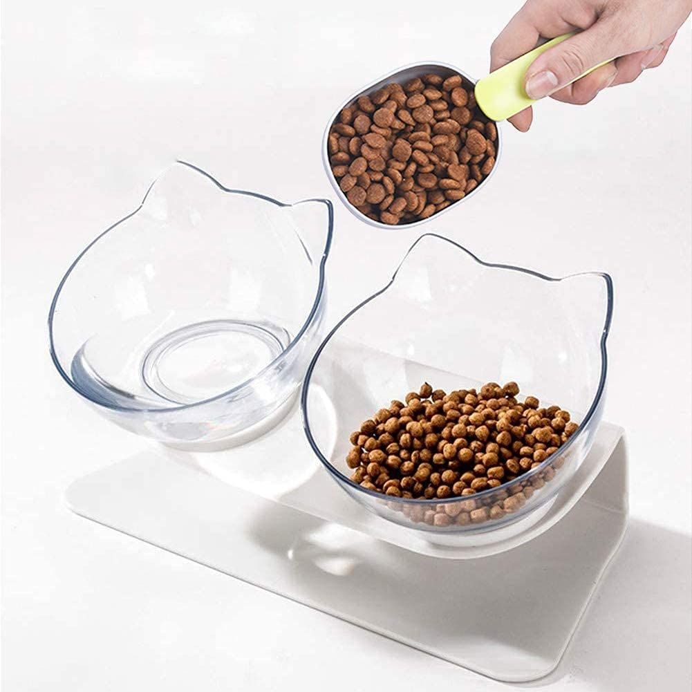 Raised Cat Bowl with Stand