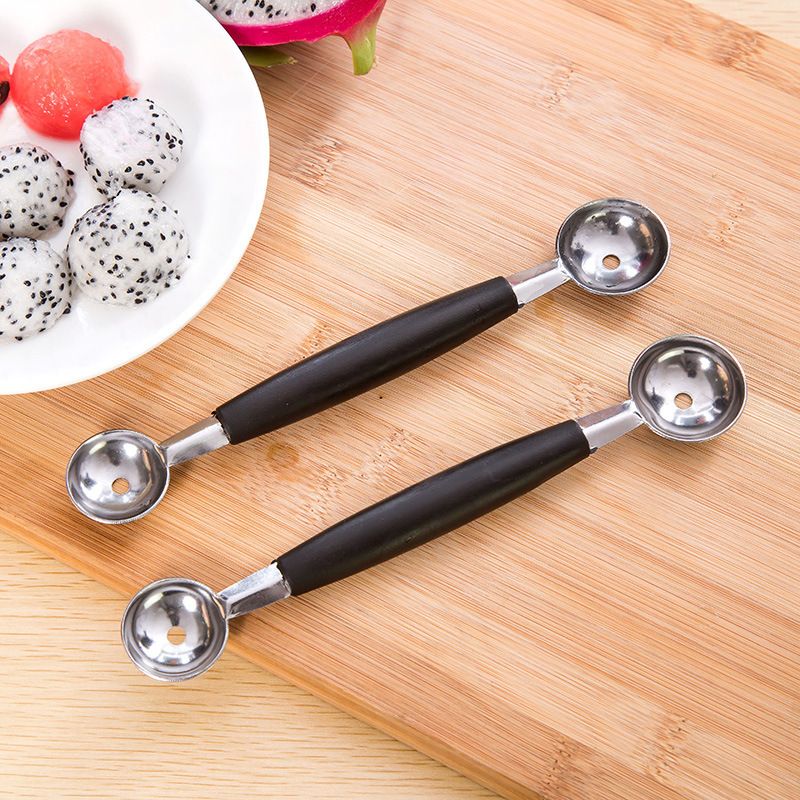 2 PCS Double-Sided Fruit Melon Baller Spoon view 2