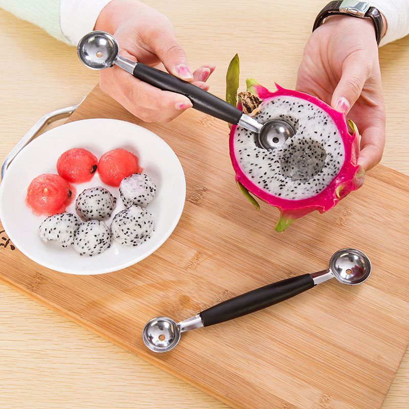 2 PCS Double-Sided Fruit Melon Baller Spoon view 5