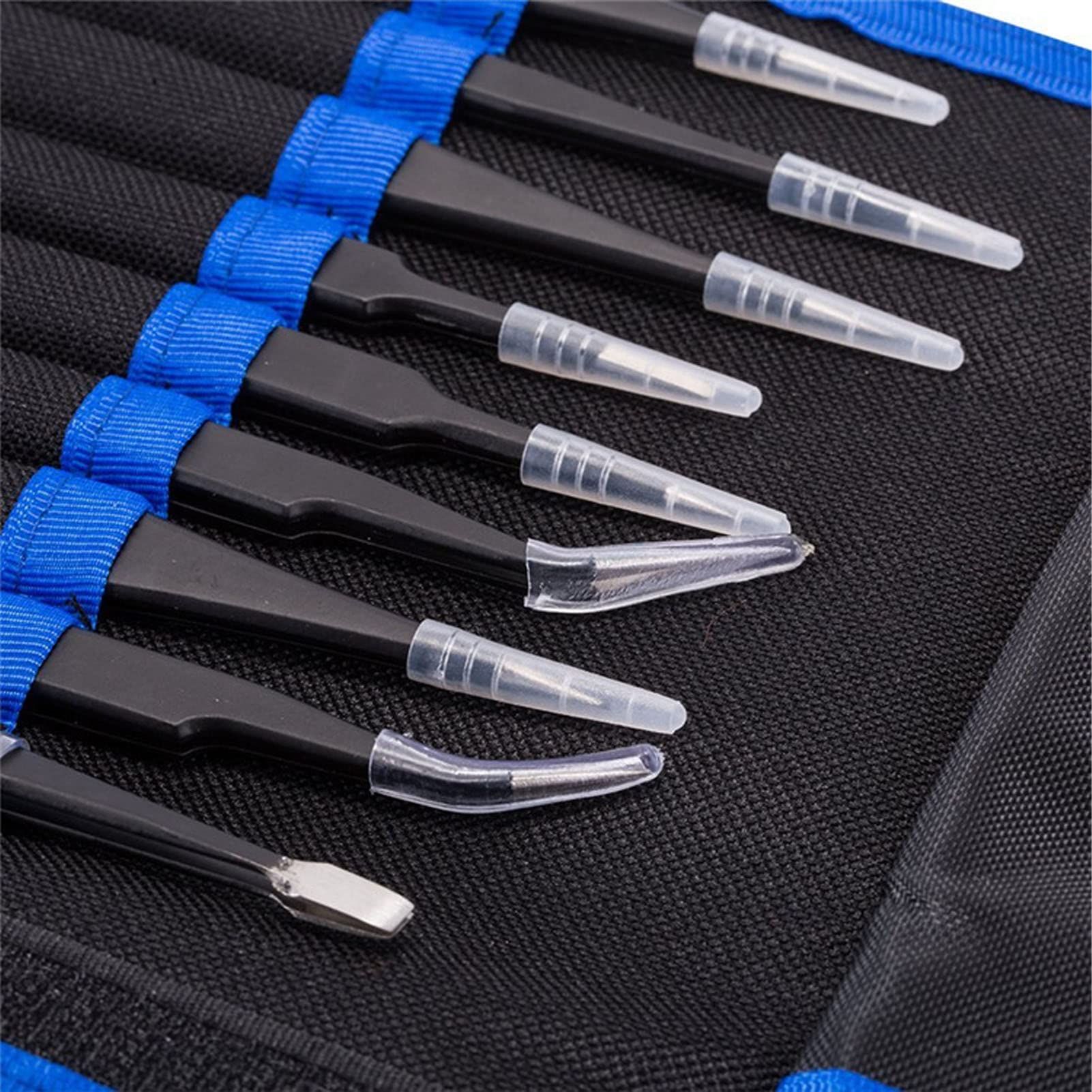 9 PCS Precision Tweezers Set view 4