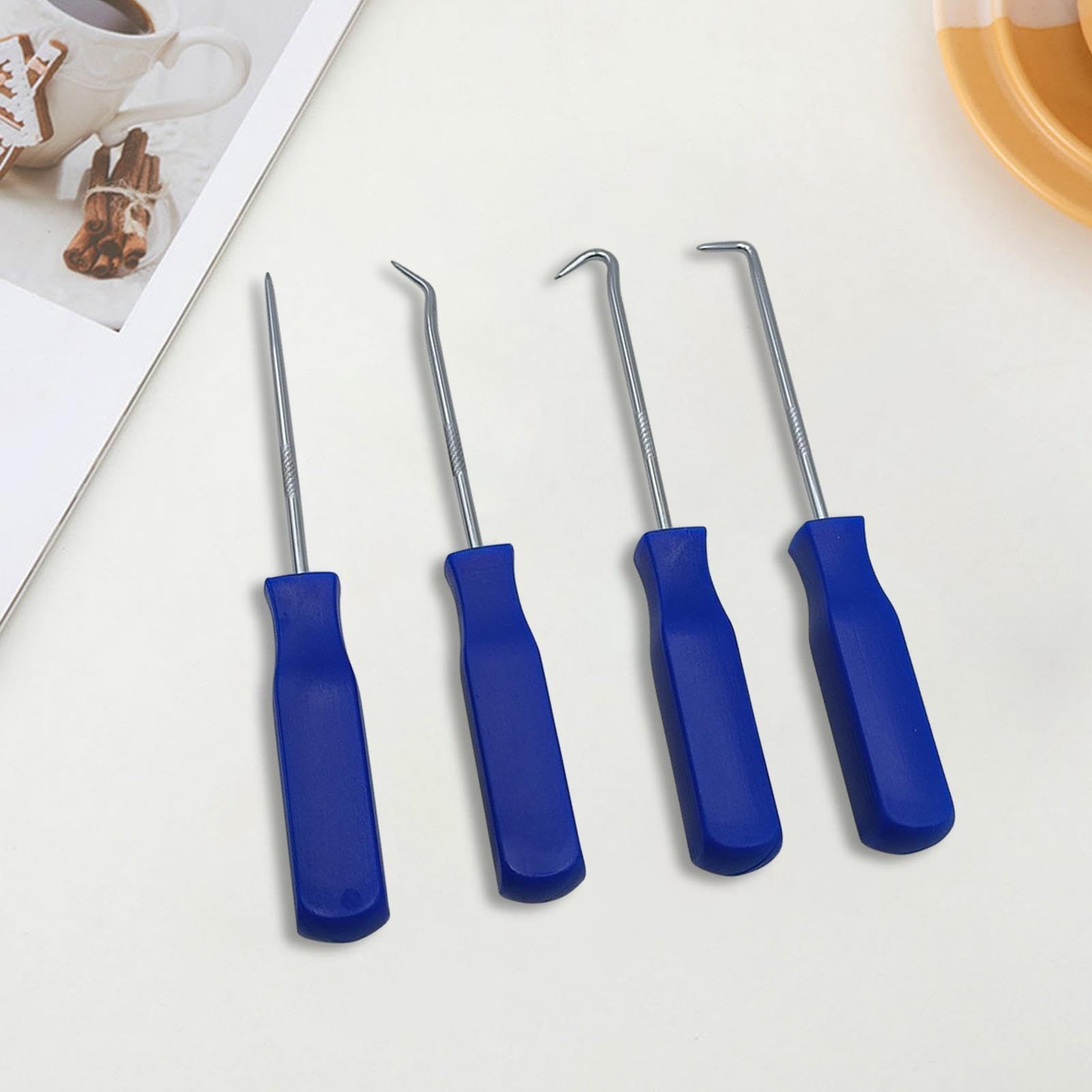 4 Pcs Pick and Hook Set Car Auto Oil Seal Gasket Pick Precision Hooks view 2