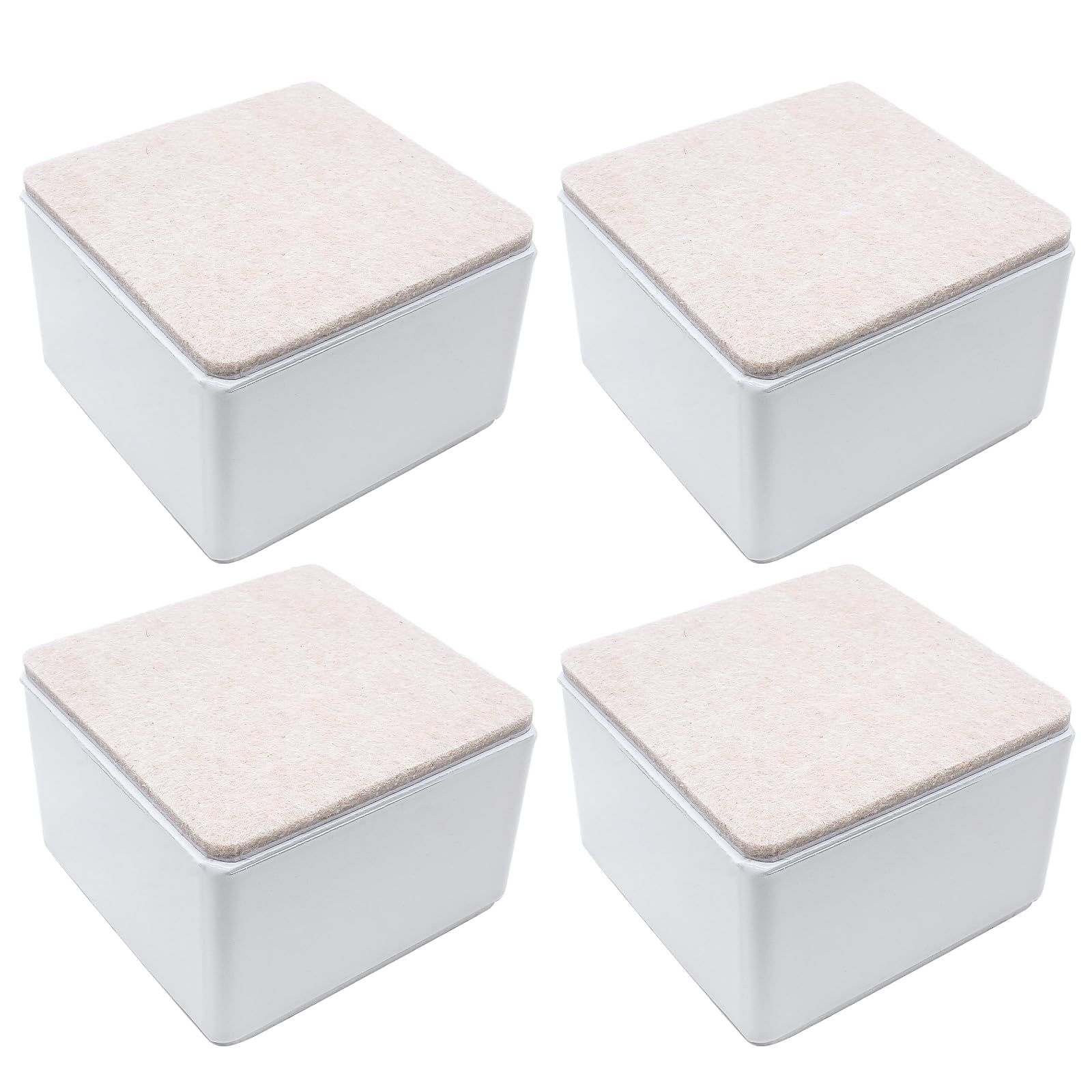 4 PCS 2 Inch Bed and Furniture Risers