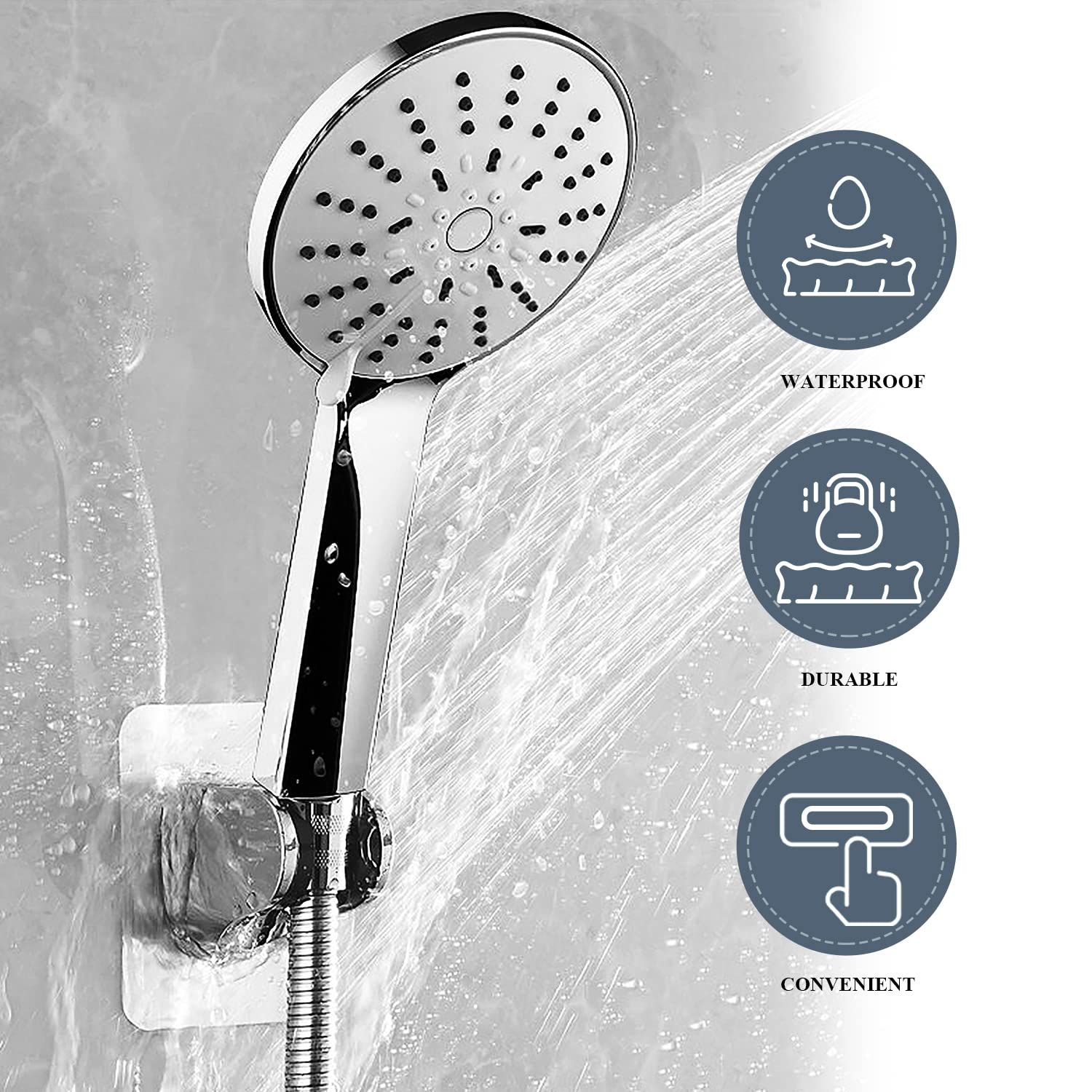 Shower head holder bracket view 2