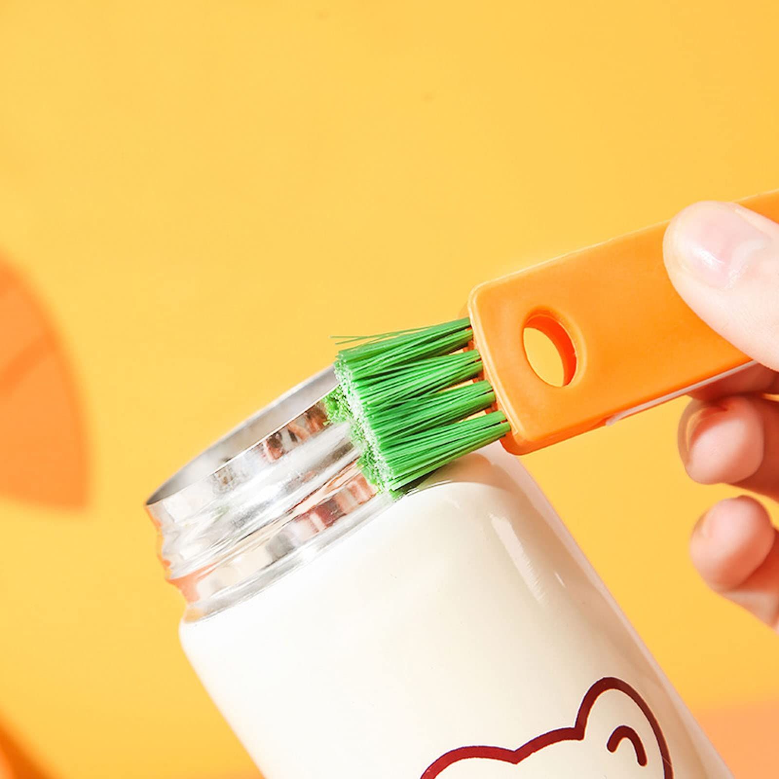 3 PCS 3 in 1 Tiny Bottle Cup Lid Detail Brush Straw Cleaner Tools Water Bottle view 2
