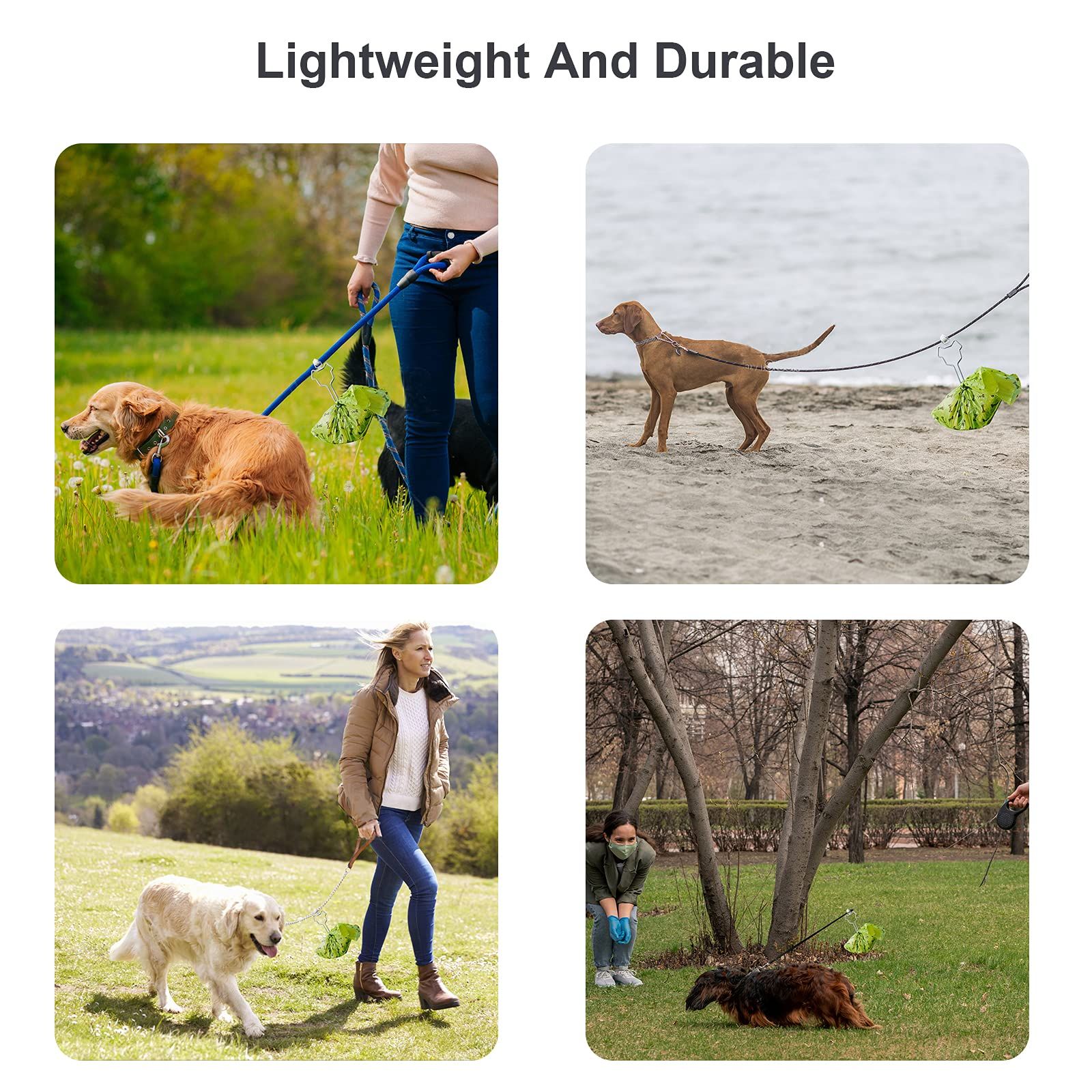 2 Pcs Dog Poop Bag Holder view 2