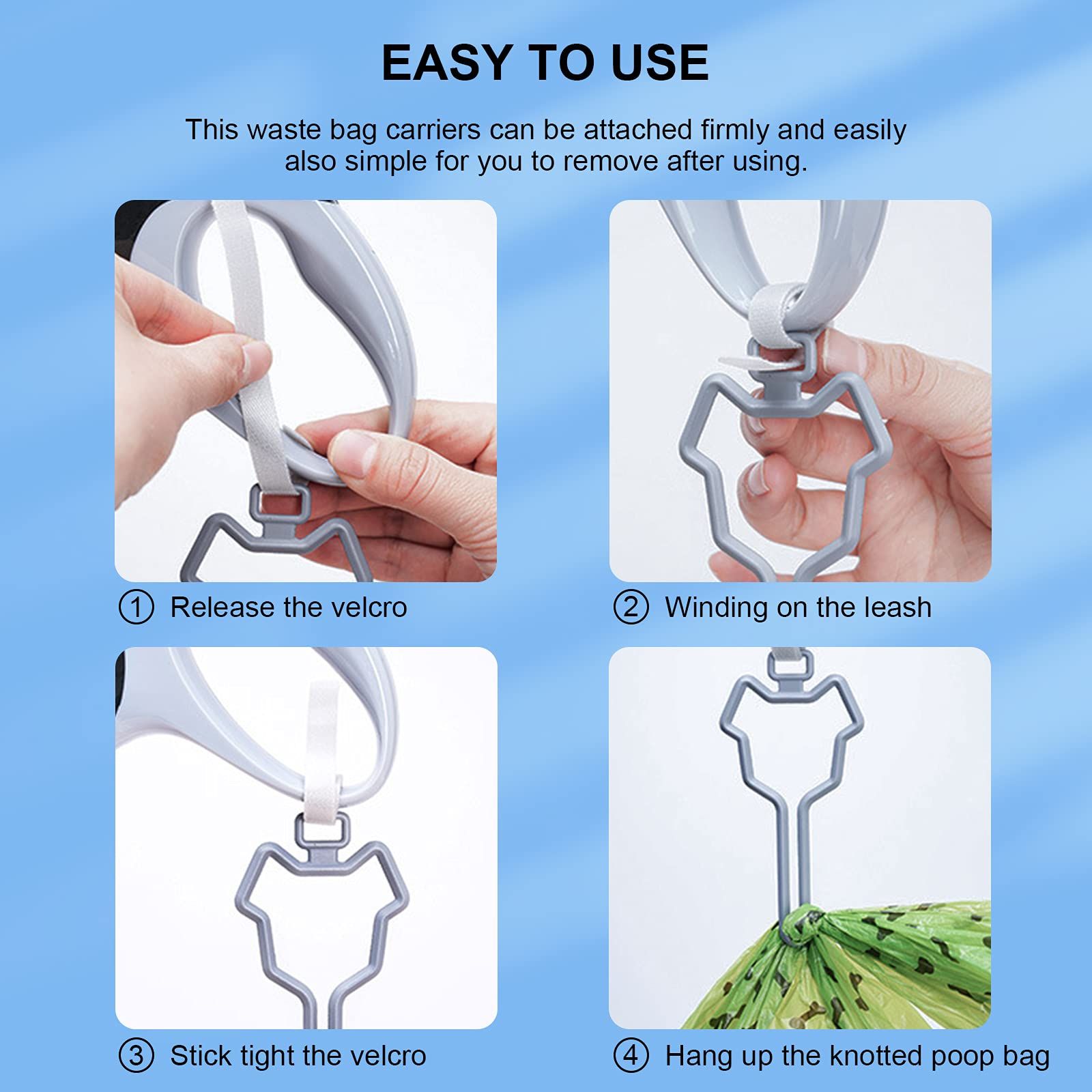 2 Pcs Dog Poop Bag Holder view 3