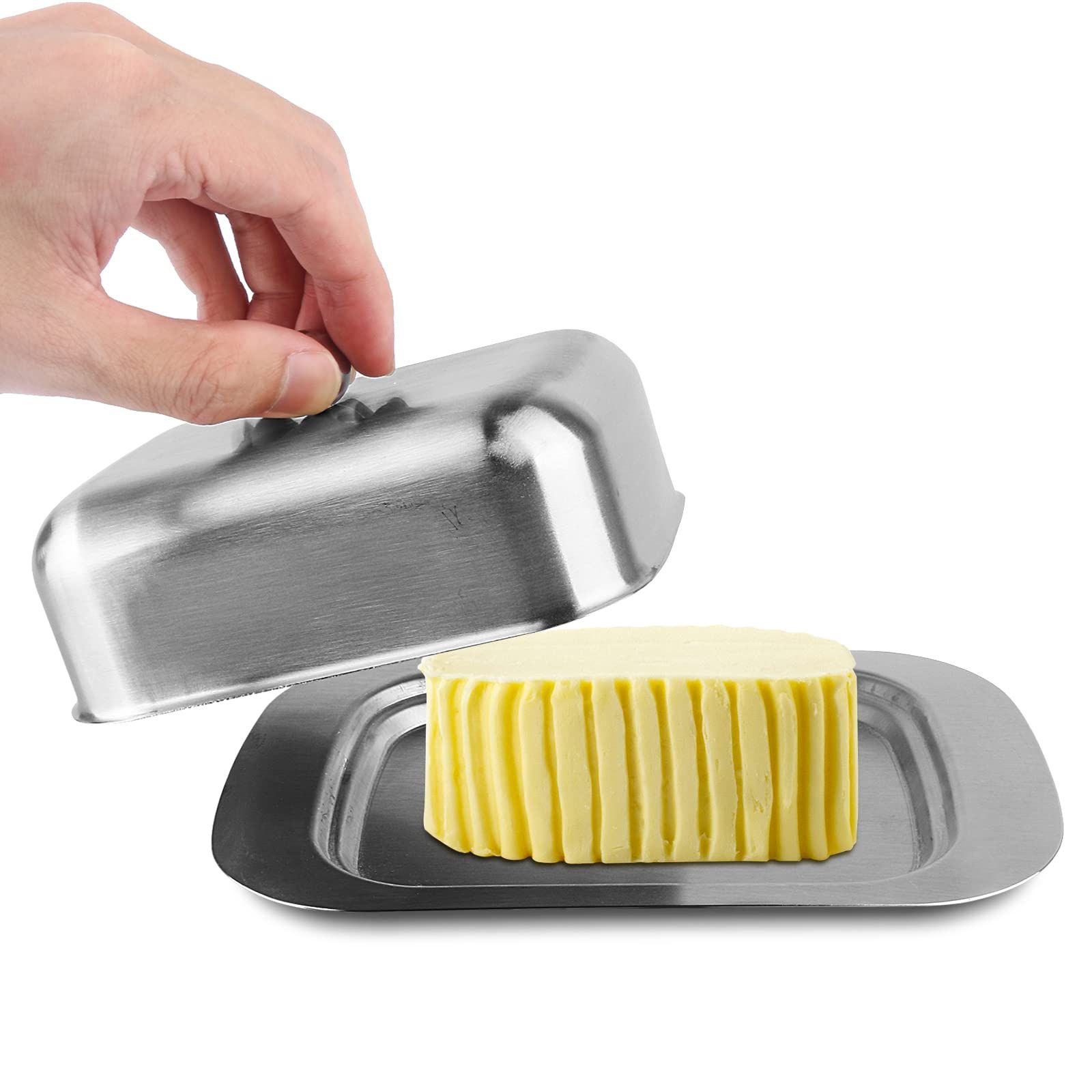Butter Dish with Lid and Butter Spreader view 2