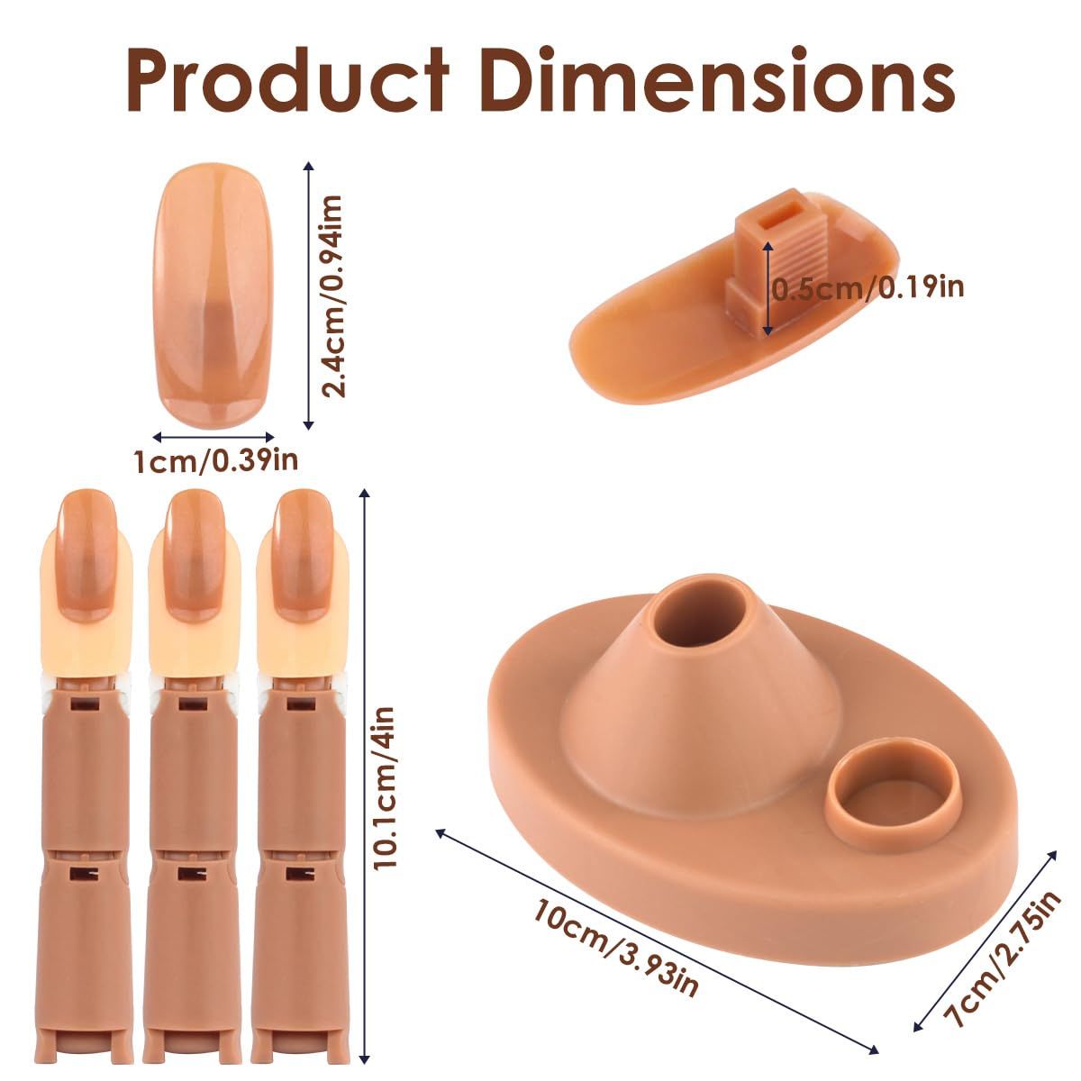 Acrylic Nail Practice Finger Kit view 5