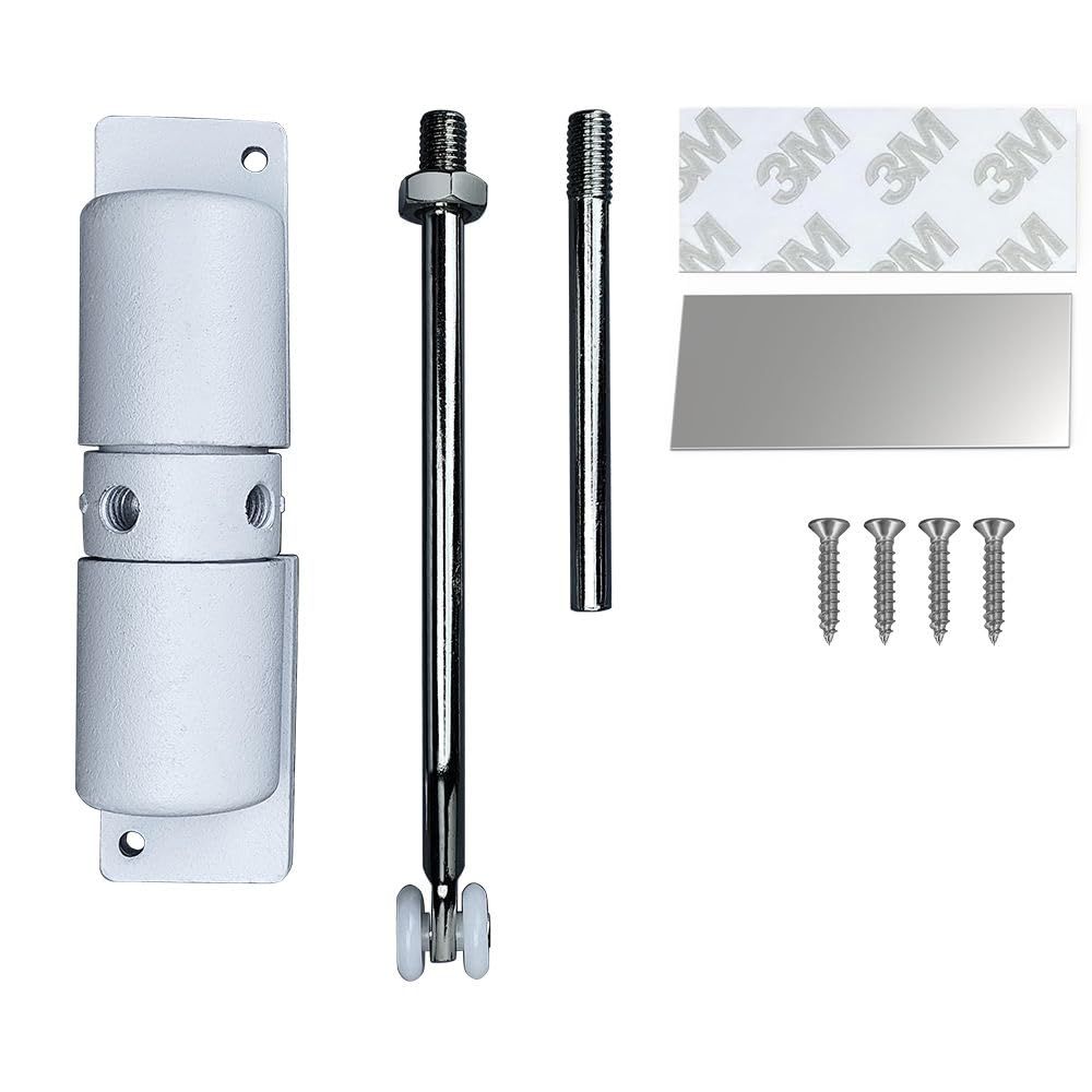 Automatic Door Closer, Zinc Alloy Safety Spring Door Closer Adjustable 30 kg