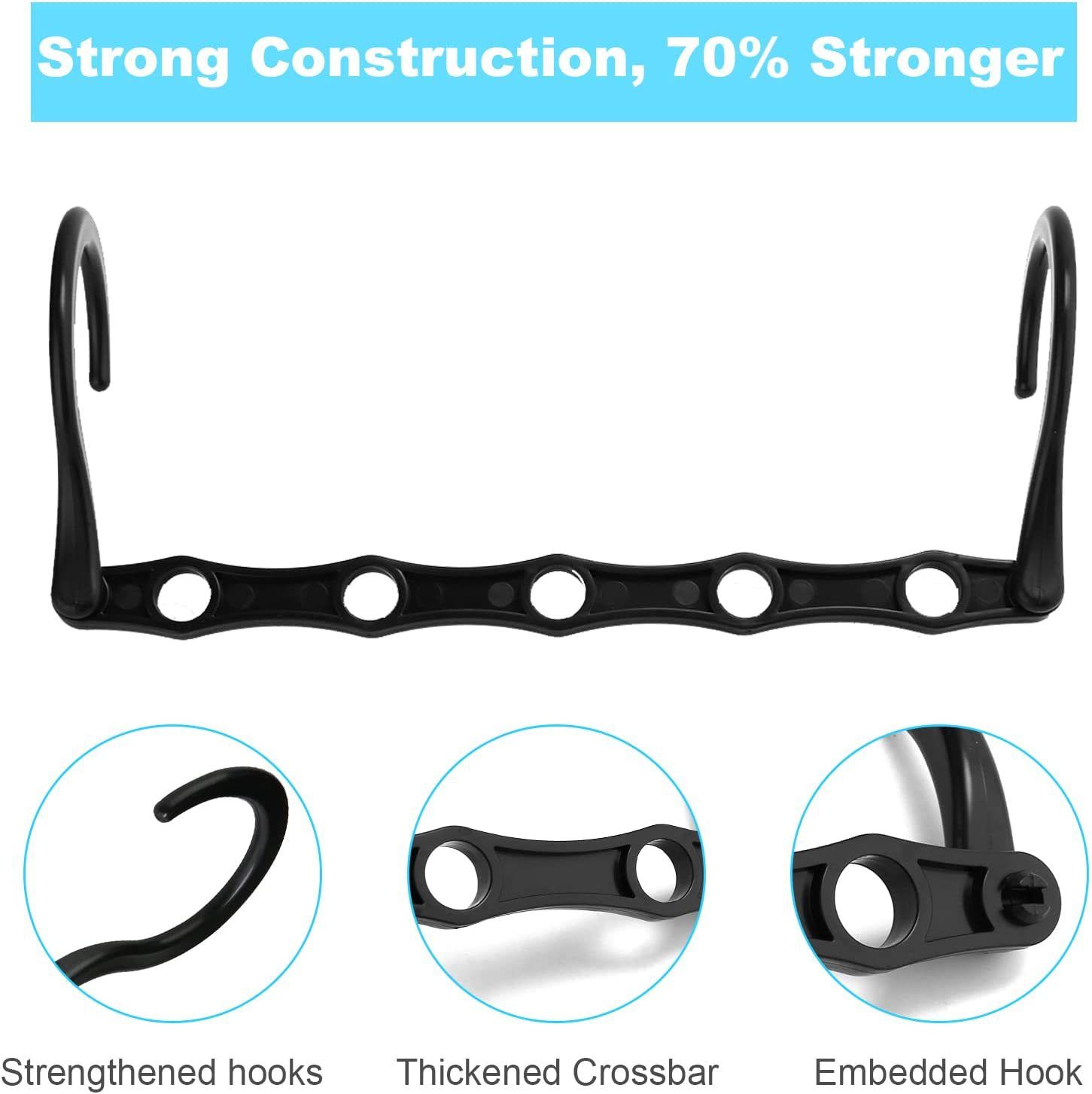 Space Saving Hangers for Clothes 10 Pack view 3