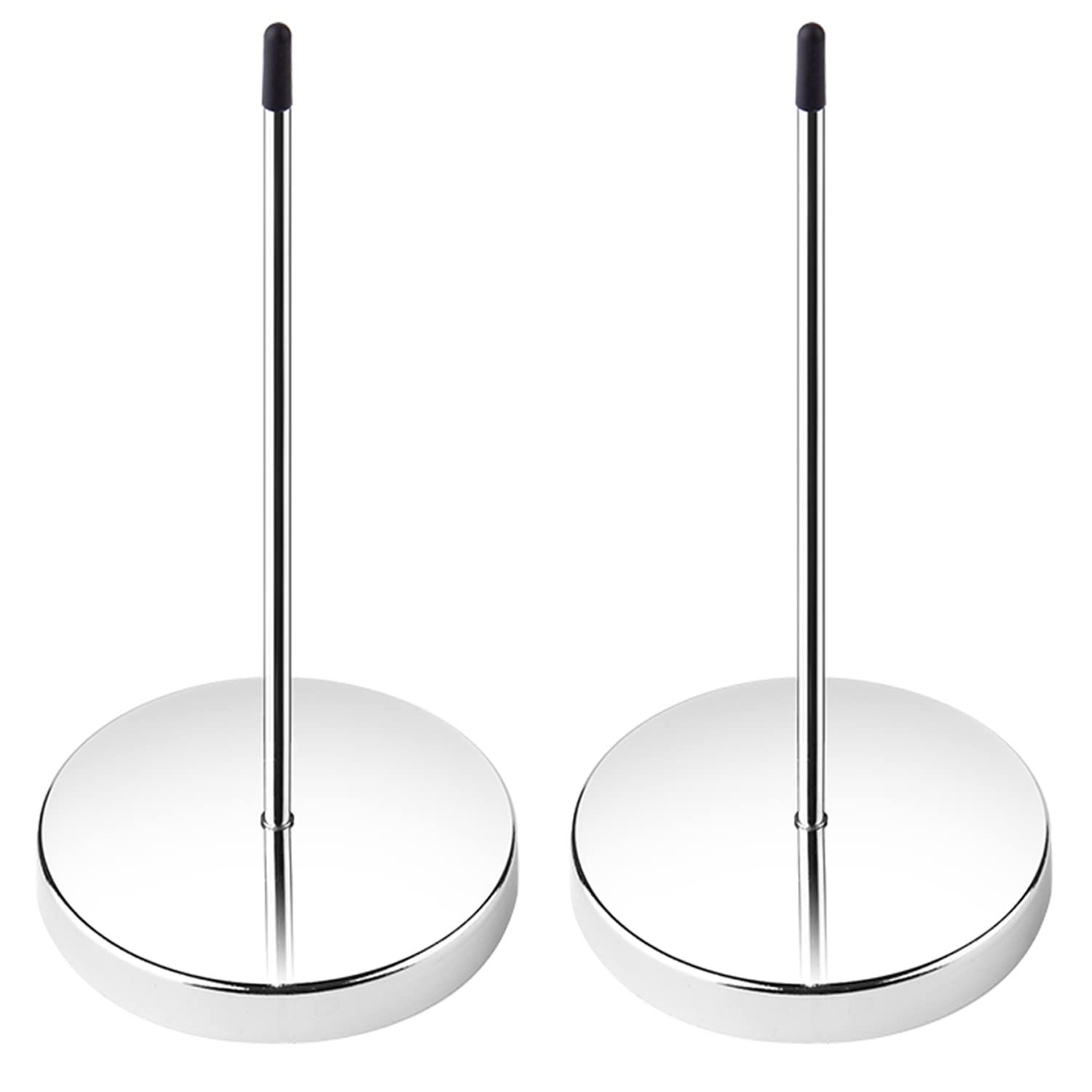 2 pcs Desk Receipt Holder Bill Fork Receipt Spike Stick Silver Restaurant
